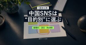 中国SNSを目的別に選ぶための6媒体比較サムネイル